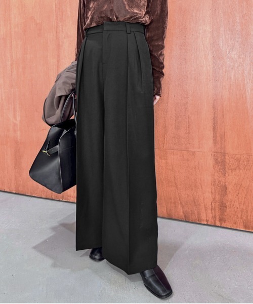 Cura Closet スラックス パンツ 「_____sui._____select」ダブル