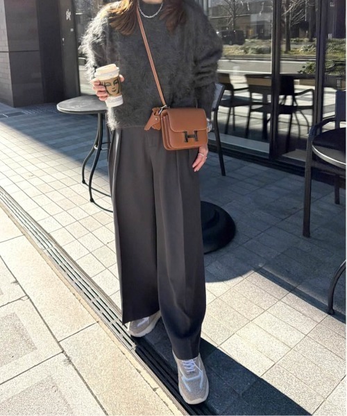 Cura Closet ワイドパンツ スラックス パンツ 「_____sui._____select