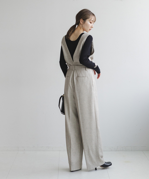 「NOBLE」 長袖ニット - グレー レディース_画像6