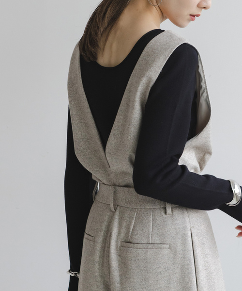 「NOBLE」 長袖ニット - グレー レディース_画像7