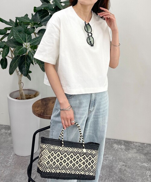「fredy emue」 半袖Tシャツ 38 オフホワイト レディース_画像8