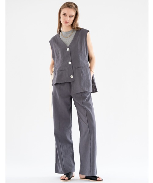 「ALEXIA STAM」 イージーパンツ S アッシュグレー レディース_画像7