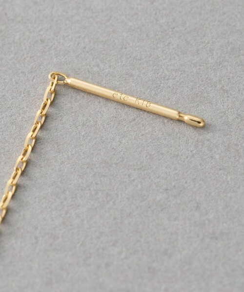 ete（エテ） ピアス 「シャンデリア」 K18YG クォーツ ピアス