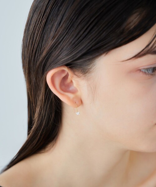 ete（エテ） ピアス 「シャンデリア」 K18YG クォーツ ピアス