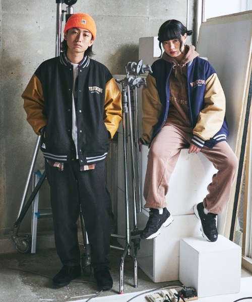 「VISION STREET WEAR」 スタジャン LL ブラック系その他 メンズ_画像7
