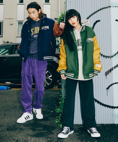 「VISION STREET WEAR」 スタジャン LL ブラック系その他 メンズ_画像8