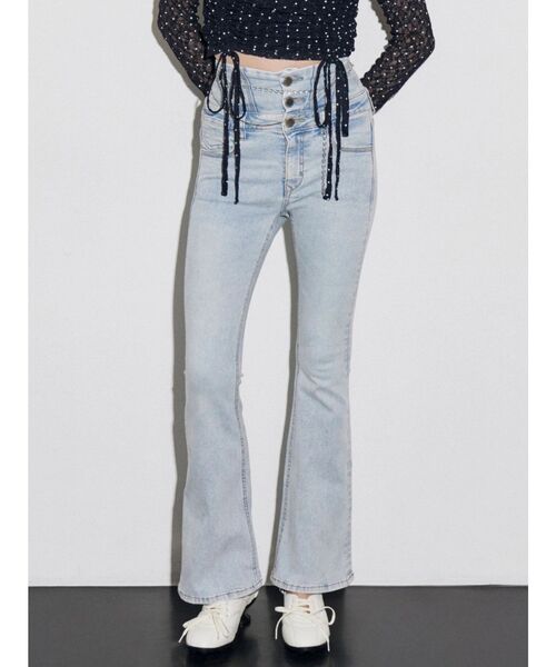 EMODA（エモダ） ジーンズ デニム デニムパンツ ドットラインハイ