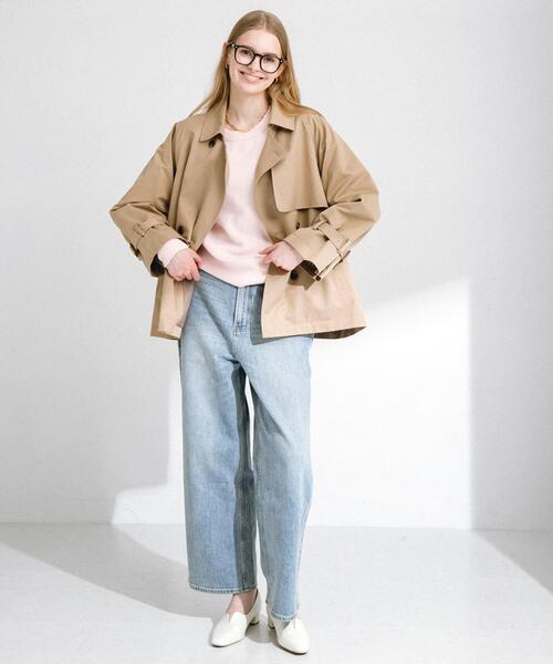 「URBAN RESEARCH Sonny Label」 トレンチコート 36 チャコールグレー レディース_画像8