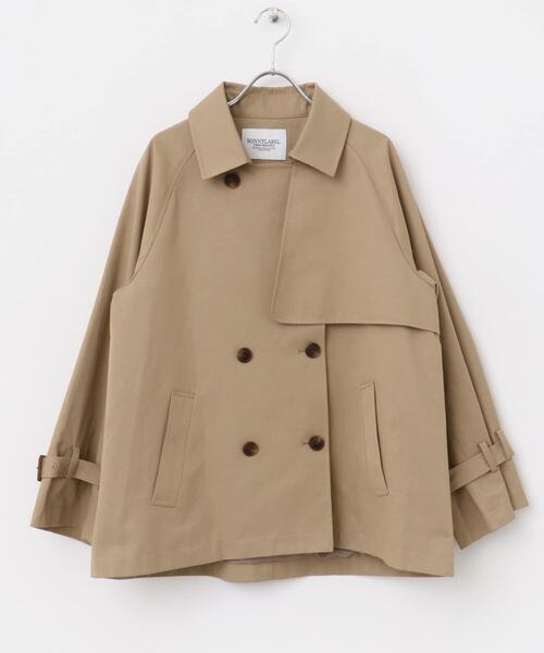 「URBAN RESEARCH Sonny Label」 トレンチコート 36 チャコールグレー レディース_画像9