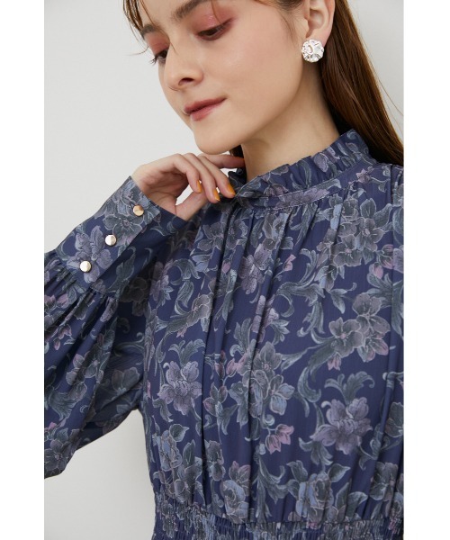 「rienda」 長袖ワンピース FREE ベージュ系その他 レディース_画像4