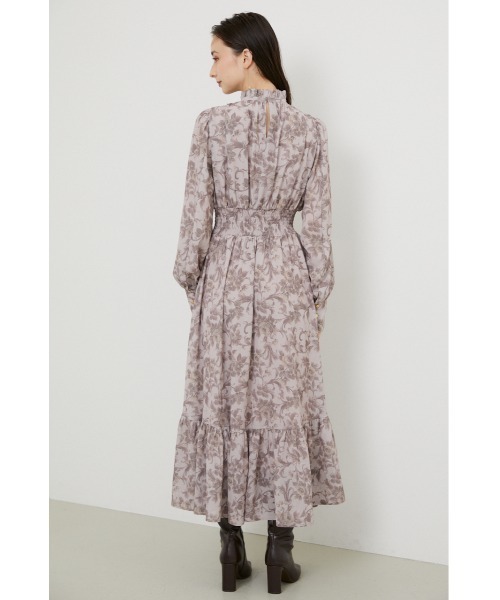 「rienda」 長袖ワンピース FREE ベージュ系その他 レディース_画像7