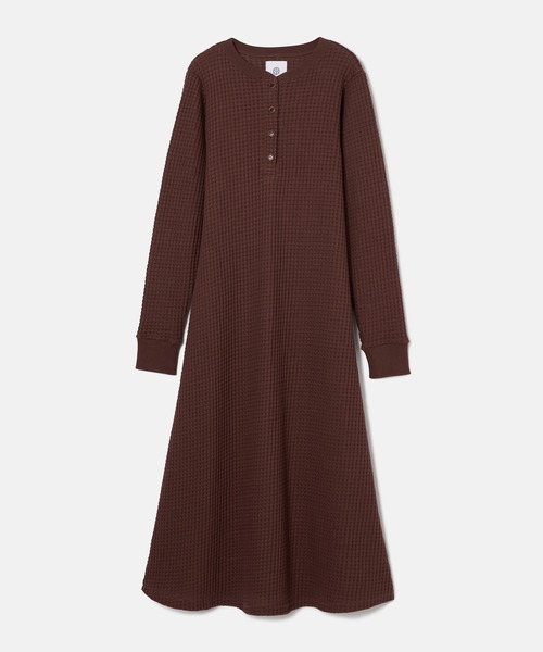 SEAGREEN（シーグリーン） ワンピース BIG WAFFLE HENRY NECK ONEPIECE