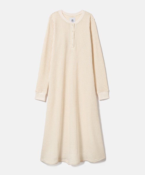 SEAGREEN（シーグリーン） ワンピース BIG WAFFLE HENRY NECK ONEPIECE