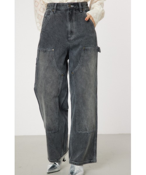 「RODEO CROWNS WIDE BOWL」 デニムパンツ MEDIUM ブラック レディース_画像2