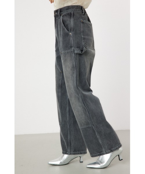 「RODEO CROWNS WIDE BOWL」 デニムパンツ MEDIUM ブラック レディース_画像3