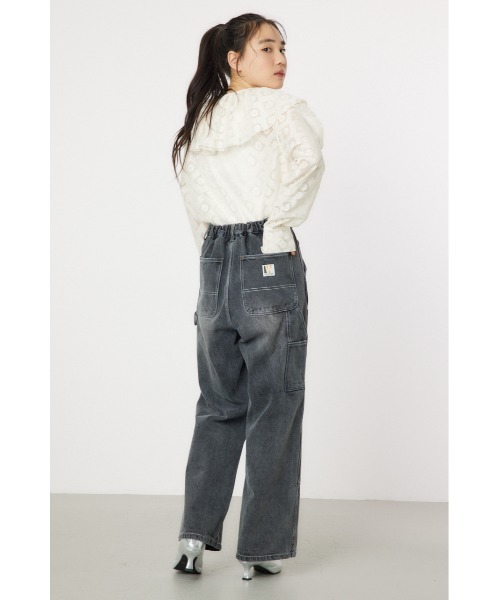 「RODEO CROWNS WIDE BOWL」 デニムパンツ MEDIUM ブラック レディース_画像6