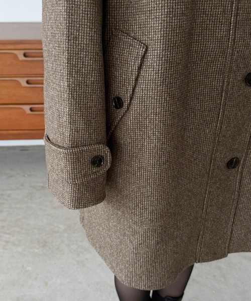 「callautia」 ステンカラーコート SMALL ベージュ レディース_画像7