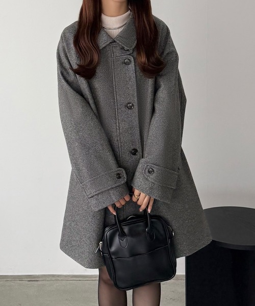 「callautia」 ステンカラーコート SMALL ベージュ レディース_画像8