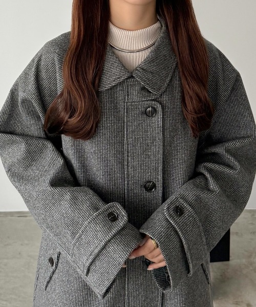 「callautia」 ステンカラーコート SMALL ベージュ レディース_画像9