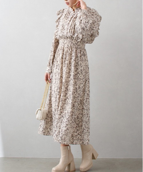 「SpRay」 長袖ワンピース FREE グリーン レディース_画像9