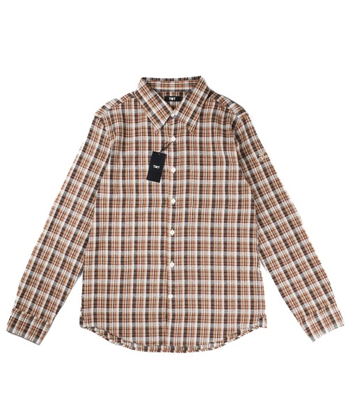 TMT シャツ 「TMT/ティーエムティー」COUNTRY CHECK SOFT LONG SLEEVE
