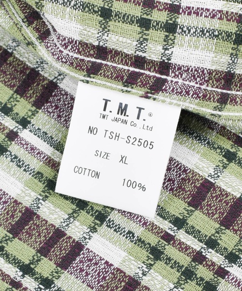 TMT シャツ 「TMT/ティーエムティー」COUNTRY CHECK SOFT LONG SLEEVE