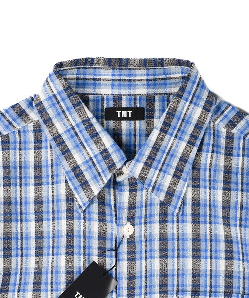 TMT 限定　デニム　チェック　長袖シャツ TMT シャツ 「TMT/ティーエムティー」COUNTRY CHECK SOFT LONG SLEEVE
