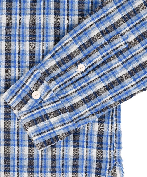 TMT 限定　デニム　チェック　長袖シャツ TMT シャツ 「TMT/ティーエムティー」COUNTRY CHECK SOFT LONG SLEEVE
