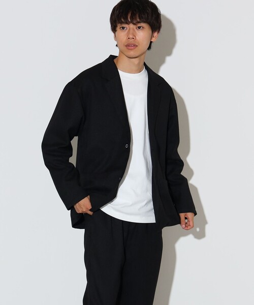 【未使用】BEAMS HEART テックカラミ セットアップスーツ Lサイズ BEAMS HEART（ビームス ハート） セットアップ L ブラック メンズ