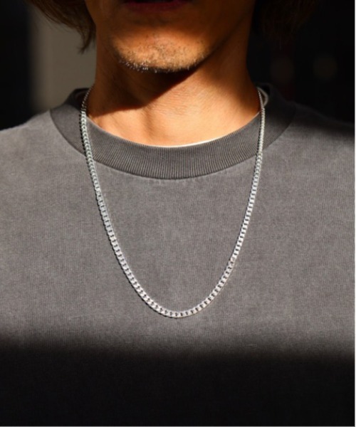 ネックレス Cut Flat Graduated Chain NC /NSHK-151 メンズ レディースの画像