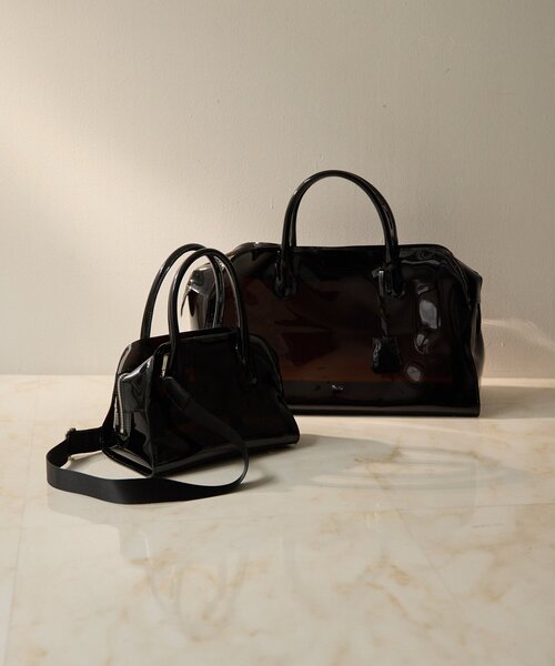 Whim Gazette（ウィム ガゼット） ボストンバッグ 「Hoaw.」PVC