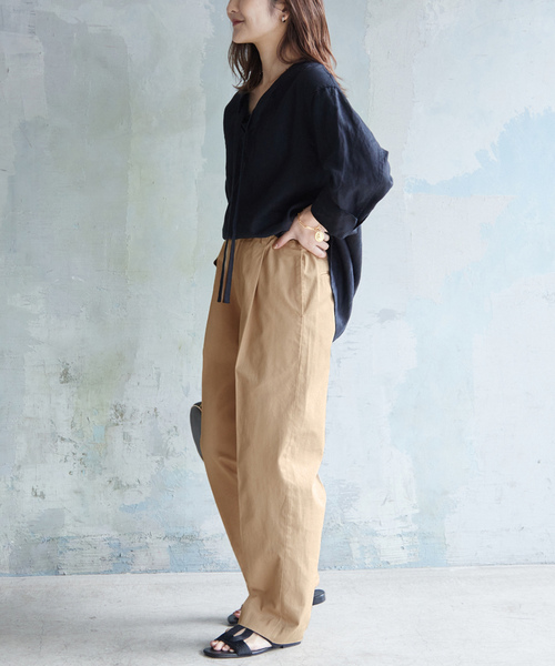 「SLOBE IENA」 チノパンツ 36 ベージュ レディース_画像6