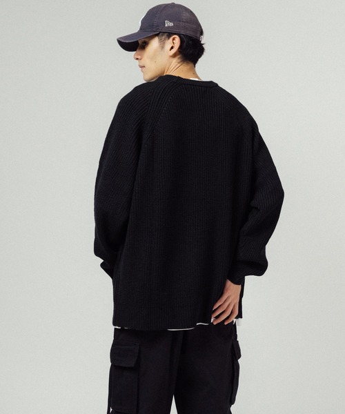 「Ressaca」 「cathy’s closet」長袖ニット M グレー メンズ_画像3