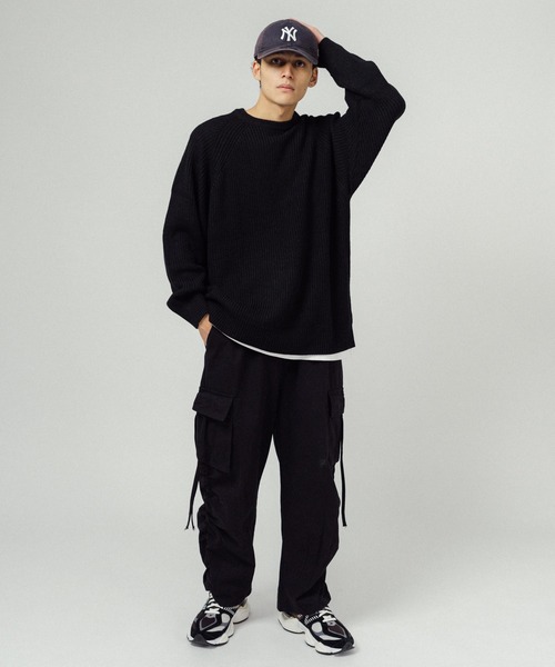 「Ressaca」 「cathy’s closet」長袖ニット M グレー メンズ_画像4