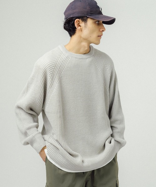 「Ressaca」 「cathy’s closet」長袖ニット M グレー メンズ_画像7
