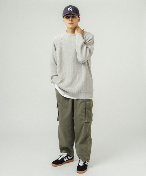 「Ressaca」 「cathy’s closet」長袖ニット M グレー メンズ_画像8