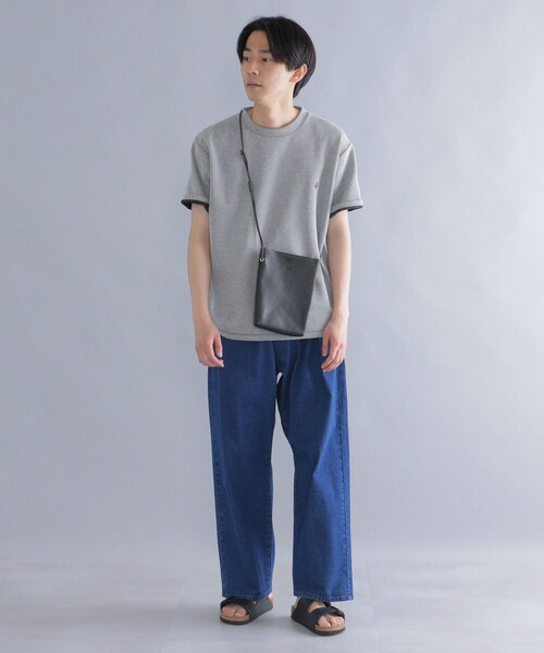 「SHIPS」 半袖Tシャツ MEDIUM ライトグレー メンズ_画像3
