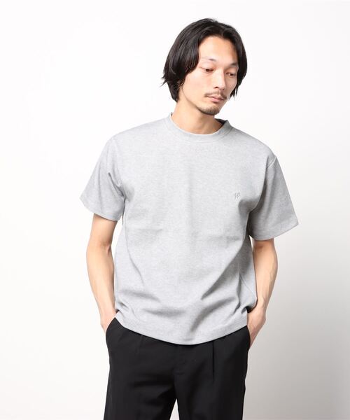 「SHIPS」 半袖Tシャツ MEDIUM ライトグレー メンズ_画像7