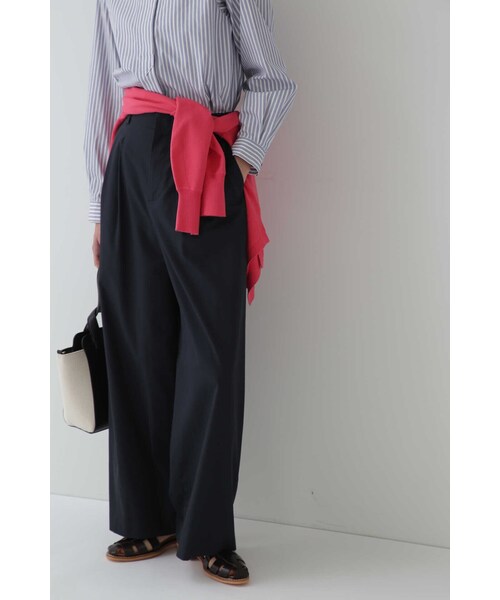 「human woman」 パンツ MEDIUM ネイビー レディース_画像5
