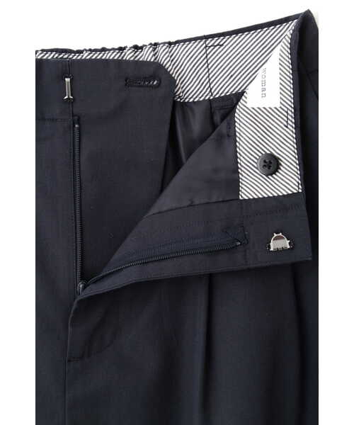 「human woman」 パンツ MEDIUM ネイビー レディース_画像8