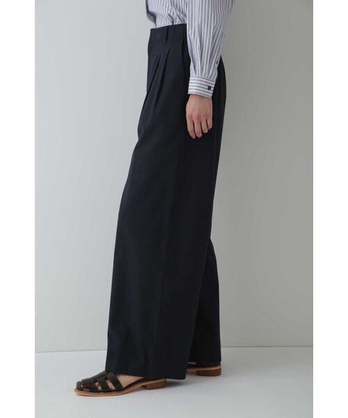 「human woman」 パンツ MEDIUM ネイビー レディース_画像9