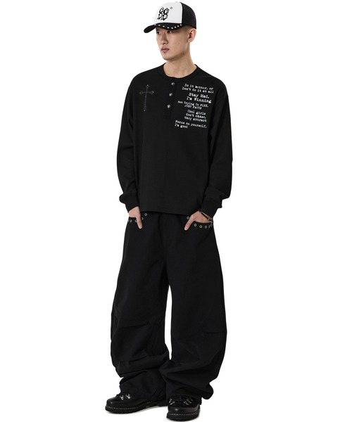 OY（オーワイ） ヘンリーネック tシャツ 「OY/オーワイ」BLESSED 