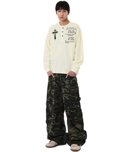 OY（オーワイ） ヘンリーネック tシャツ 「OY/オーワイ」BLESSED