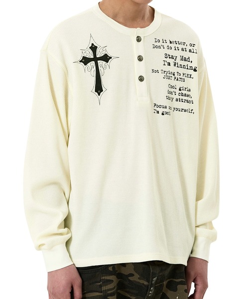 OY（オーワイ） ヘンリーネック tシャツ 「OY/オーワイ」BLESSED 