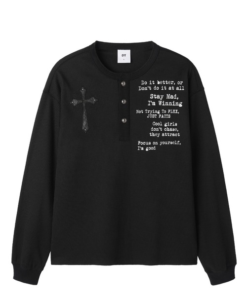 OY（オーワイ） ヘンリーネック tシャツ 「OY/オーワイ」BLESSED 