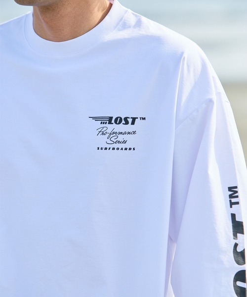 LOST（ロスト） tシャツ 速乾 水着 ラッシュガード 長袖 Tシャツ ロンT