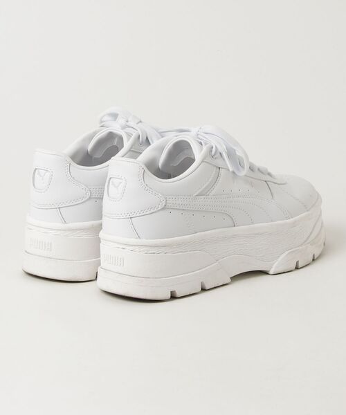 「PUMA」 ローカットスニーカー 24.0cm ホワイト レディース_画像2