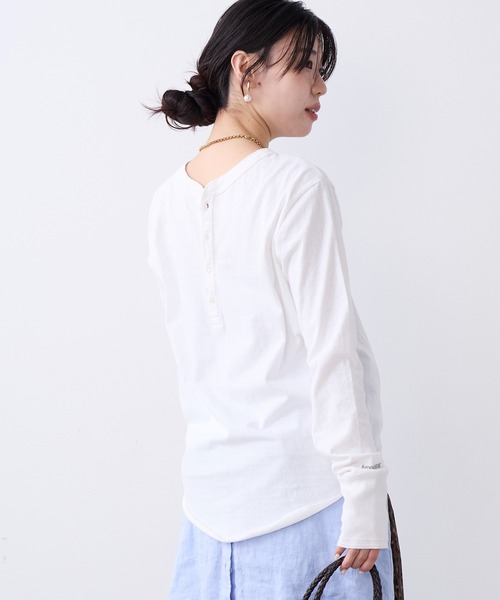 AMERICANA ヘンリーシャツ AMERICANA（アメリカーナ） tシャツ 「AMERICANA」別注-前後2WAY