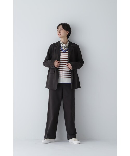 「human woman」 長袖ニット MEDIUM クリアブラウン レディース_画像4