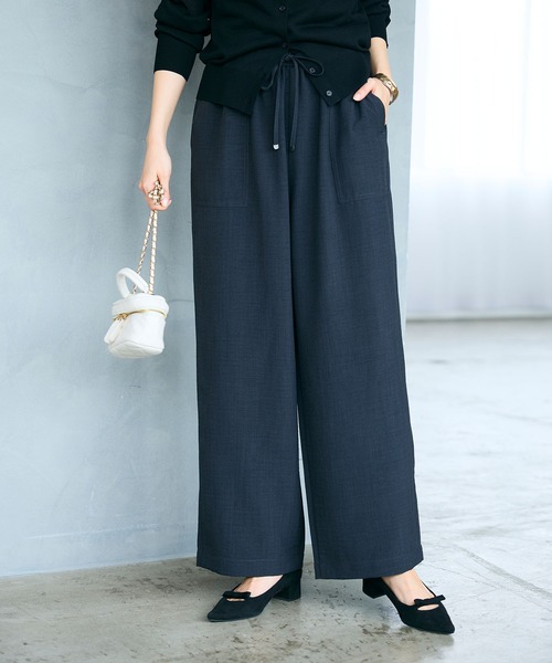 CROSS FUNCTION（クロスファンクション） ワイドパンツ パンツ 「シワ
